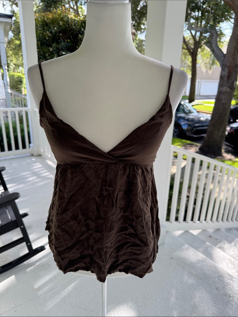 Brandy Melville Edith Tank Brown One Size NWT